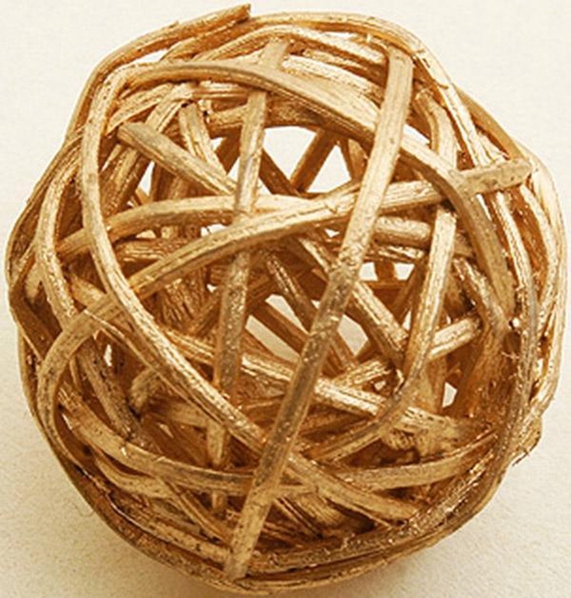 HOBI - 6 goudkleurige decoratieve balletjes - Decoratie > Tafeldecoratie beeldjes